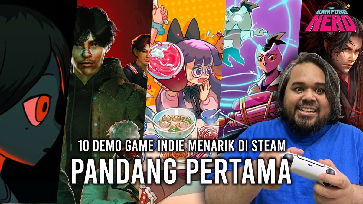 Video baru #TheKampungNerd hari ni adalah aku cuba beberapa Demo Game Indie di Steam, bersempena dengan Steam Next Fest dan akses daripada publisher!

Mencuba 10 Demo Indie Game Di Steam - Termasuk Game Buatan Malaysia!
youtube.com/watch?v=MMra3g…