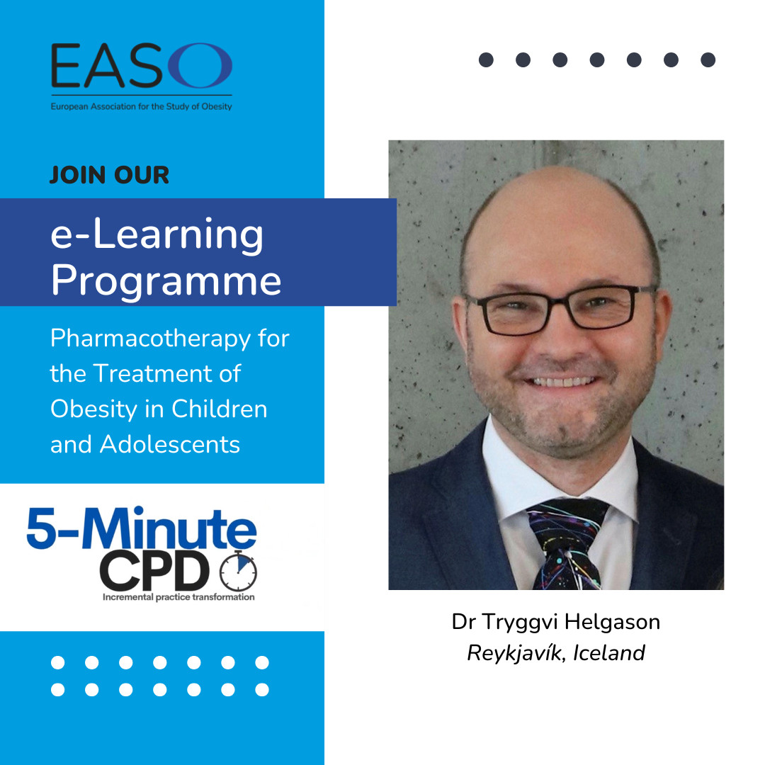 EASO Early Career Network (@easoobesityecn) on Twitter photo Pharmacotherapy to support management of Obesity in Children and Adolescents on 5-minute CPD
<a href="/TryggviHelgason/">Tryggvi Helgason</a> explains the latest evidence & why medications alone aren’t enough for obesity management; patients need holistic support from healthcare teams.
easo.org/cpd/pharmacoth… Pharmacotherapy to support management of Obesity in Children and Adolescents on 5-minute CPD
<a href="/TryggviHelgason/">Tryggvi Helgason</a> explains the latest evidence & why medications alone aren’t enough for obesity management; patients need holistic support from healthcare teams.
easo.org/cpd/pharmacoth…