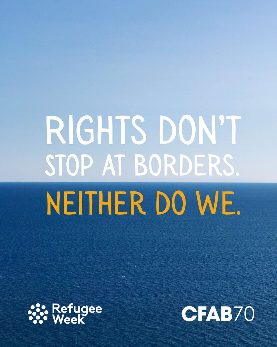 Children and Families Across Borders (CFAB) (@cfabuk) on Twitter photo This World Refugee Day, we demand action-because no child should be denied their rights because of where they're from. 
CFAB upholds reunited families' rights and our work is more urgent than ever. 
Stand with us. Support refugee families. Protect their right to stay together. This World Refugee Day, we demand action-because no child should be denied their rights because of where they're from. 
CFAB upholds reunited families' rights and our work is more urgent than ever. 
Stand with us. Support refugee families. Protect their right to stay together.