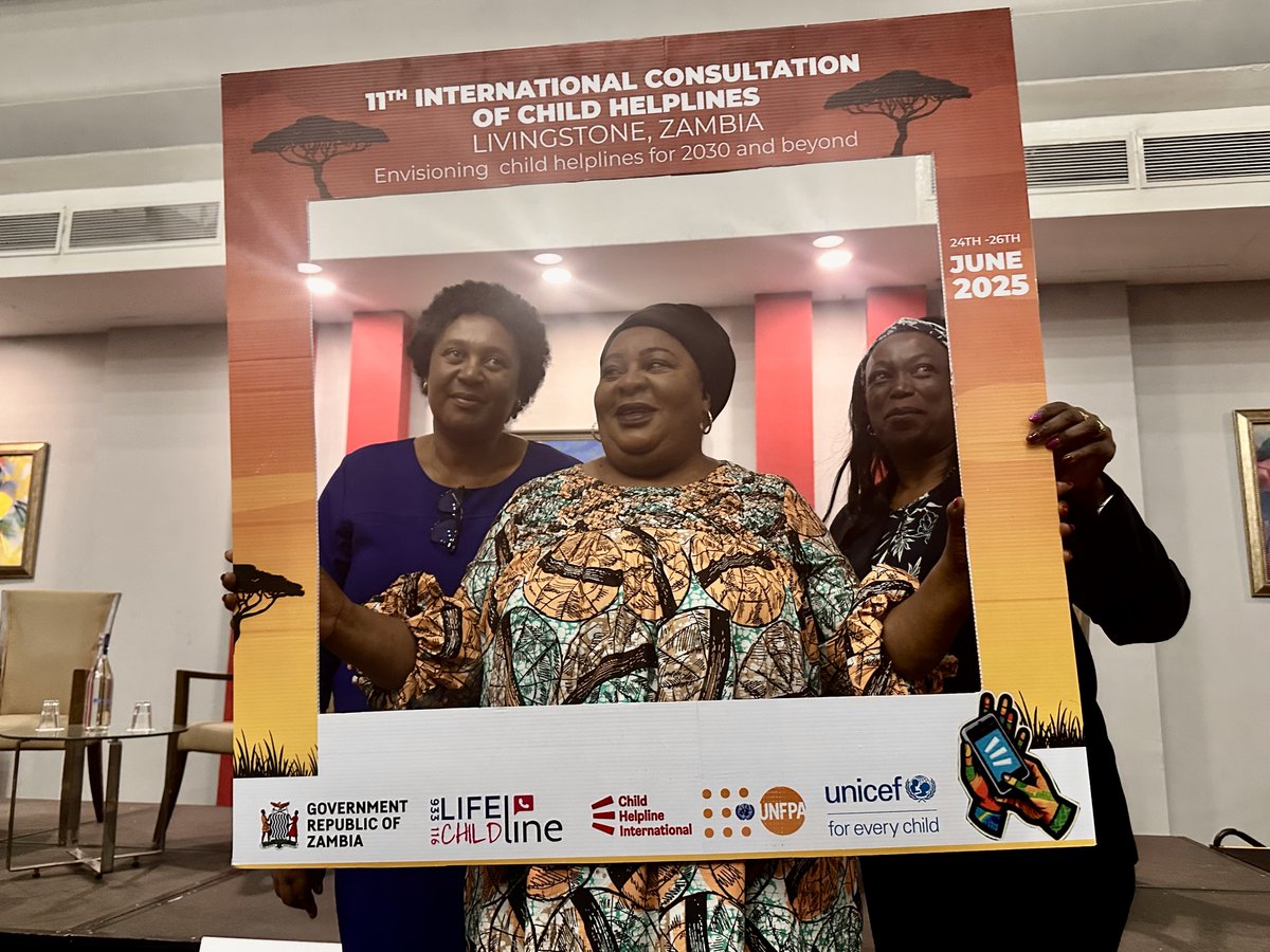 UNFPAZambia's tweet image. Today we joined 11th Intl Child Helplines Conference launch by @MCDSS_ZAMBIA! With @SwedeninZambia funds @UNFPAZambia support @clzambia interventions in drought-hit areas during mobile clinics addressing 1190 #GBV #childmarriage calls ReportAbuse on116
@unicefzambia @bflowmusic