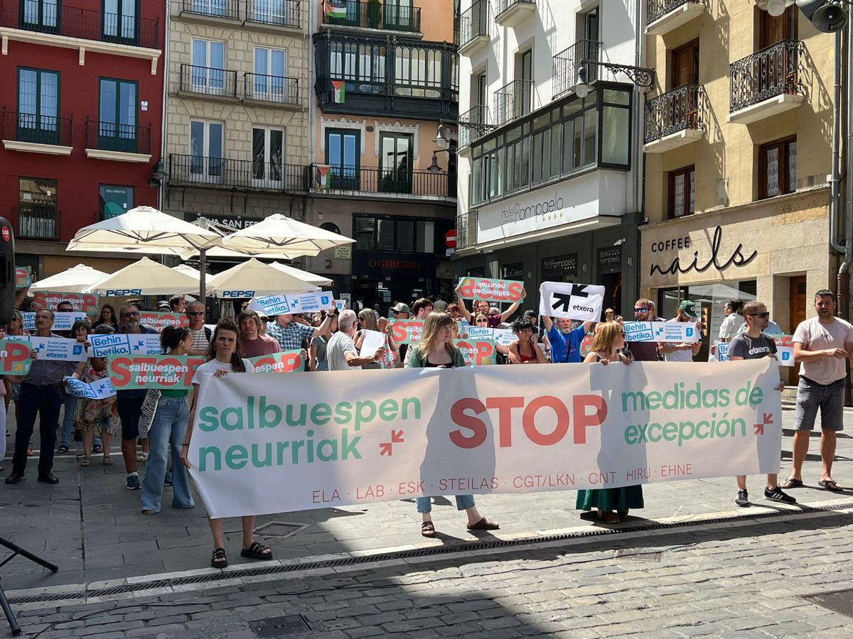 ↗️↙️Reivindicamos la vuelta a casa de las y los presos y una resolución integral en las capitales de Hego Euskal Herria

🔗labur.eus/crtqb3vd

#BehinBetiko
#Etxera