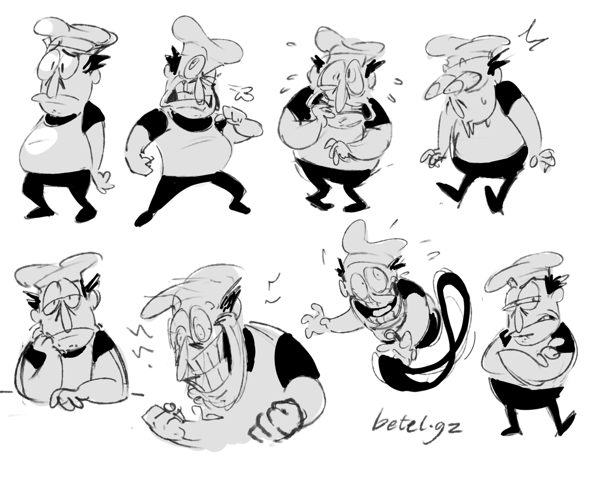 betelgzart's tweet image. I played Pizza Tower way too late, it's so so good!! Some doodles~
#pizzatower #digitalart #sketches