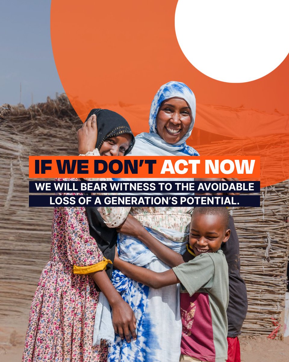 Today on #WorldRefugeeDay, we stand with nearly 13 Sudanese people forced to flee their homes.

Solidarity means action: listening, protecting, supporting.

Refugees are not alone. We see them. We stand with them. We won’t turn away.

#WorldRefugeeDay #WithRefugees