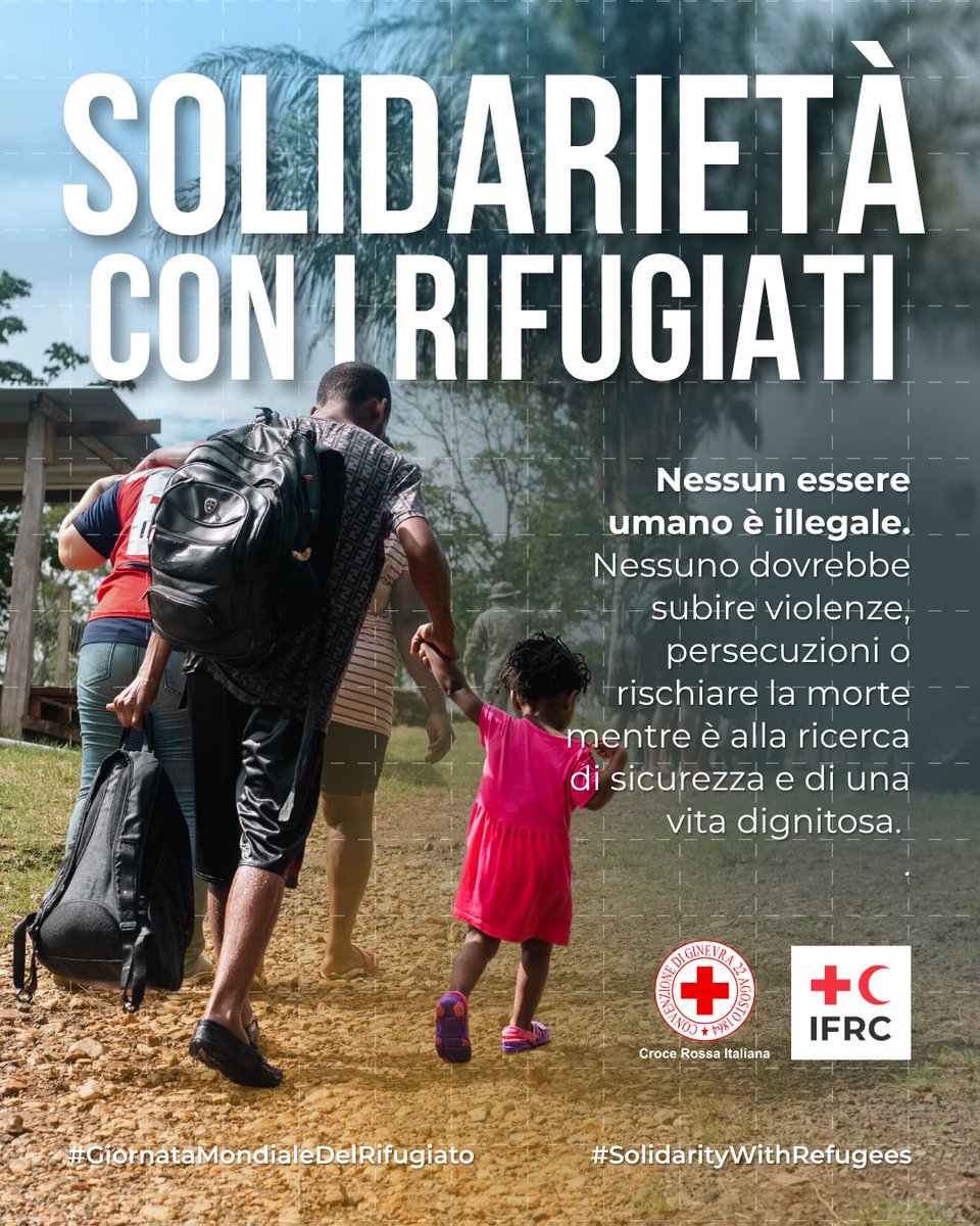 Croce Rossa Italiana (@crocerossa) on Twitter photo “Da sempre l’obiettivo della Croce Rossa è quello di mettere in salvo vite in pericolo, sia nelle rotte via mare che nei lungi tragitti via terra. C’è chi li chiama rifugiati, noi le chiamiamo persone”. Così <a href="/rosariovalastro/">Rosario Valastro</a> in occasione della Giornata mondiale del Rifugiato. “Da sempre l’obiettivo della Croce Rossa è quello di mettere in salvo vite in pericolo, sia nelle rotte via mare che nei lungi tragitti via terra. C’è chi li chiama rifugiati, noi le chiamiamo persone”. Così <a href="/rosariovalastro/">Rosario Valastro</a> in occasione della Giornata mondiale del Rifugiato.