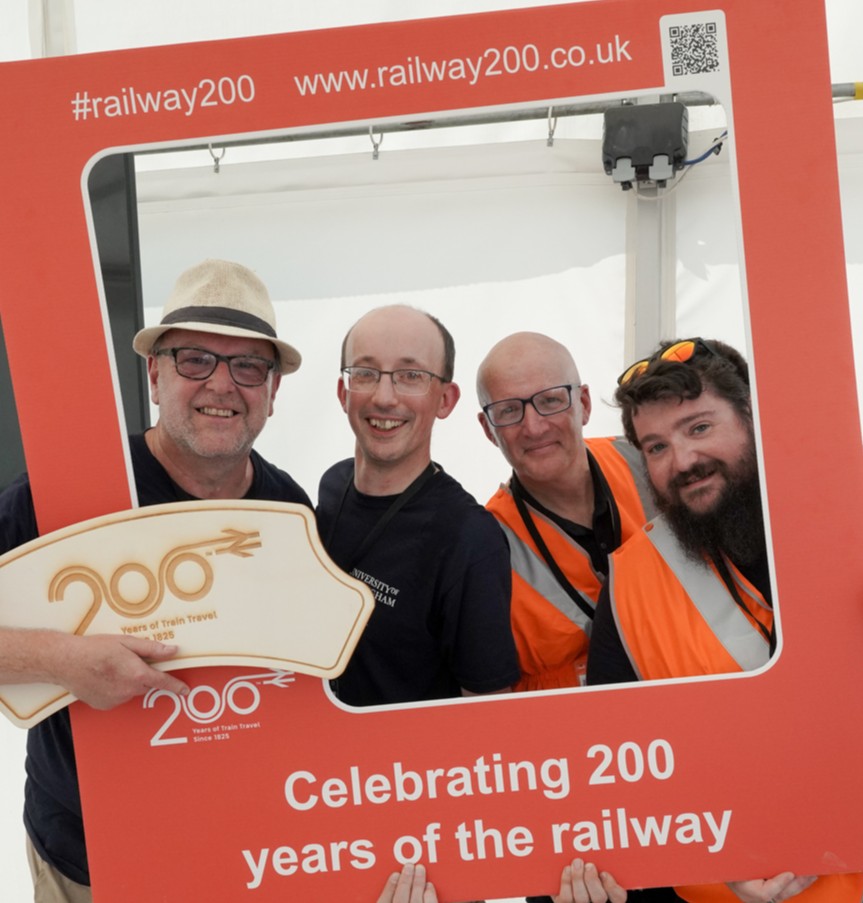 It was amazing to meet Charlotte Warrington, a descendant of rail pioneer George Stephenson, whose historic journey in 1825 is the inspiration for the 200th anniversary of the modern railway. 

Charlotte visited the #Railway200 stand at Rail Live, with a group of school children