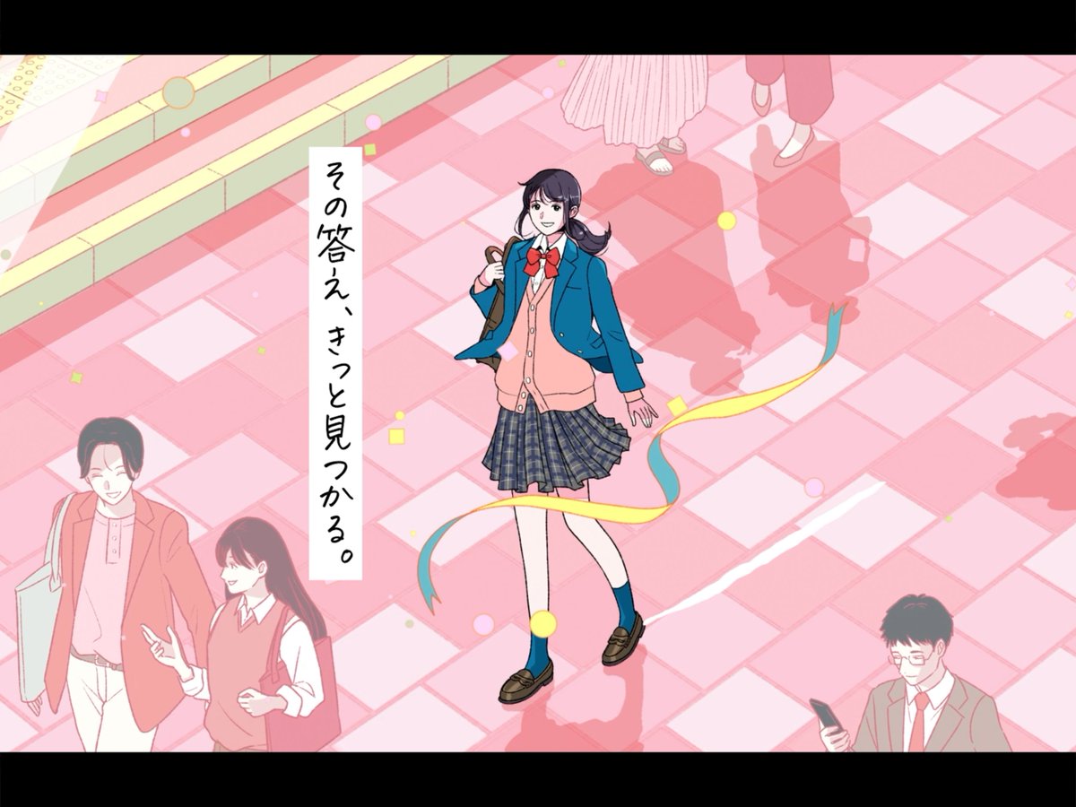 _kobari's tweet photo. 【work】
専修大学のCM動画にて、イラストを担当させていただきました。
これから進学を目指す学生さんたちが希望や期待をもてるような、明るい雰囲気を大切に制作いたしました。
所々に散りばめた専修大学の要素もぜひ探してみてください🔍

＃イラスト #専修大学 https://t.co/7YGlCSa2Ga