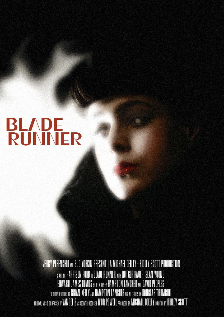 subjecti_ve's tweet photo. blade runner (1982) poster fanart @subjecti_ve https://t.co/Ddxv0xAL5N