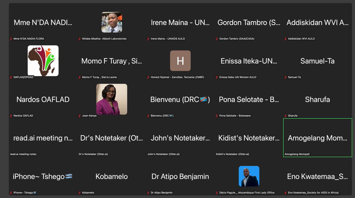 OAFLAD's tweet image. On June 19,, OAFLAD held a productive meeting of its Education Working Group, co-chaired by UNAIDS, with the participation of key partners and Technical Advisors to African First Ladies.
The meeting served as a platform to share experiences and align on key priorities for the…