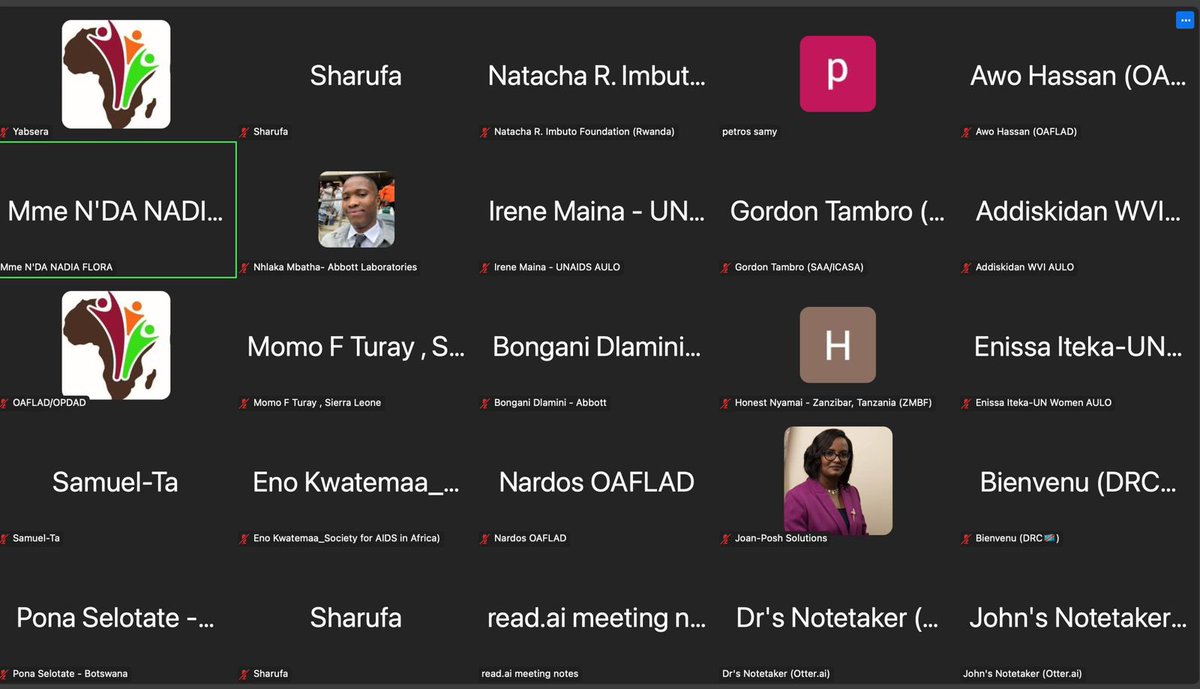 OAFLAD's tweet image. On June 19,, OAFLAD held a productive meeting of its Education Working Group, co-chaired by UNAIDS, with the participation of key partners and Technical Advisors to African First Ladies.
The meeting served as a platform to share experiences and align on key priorities for the…