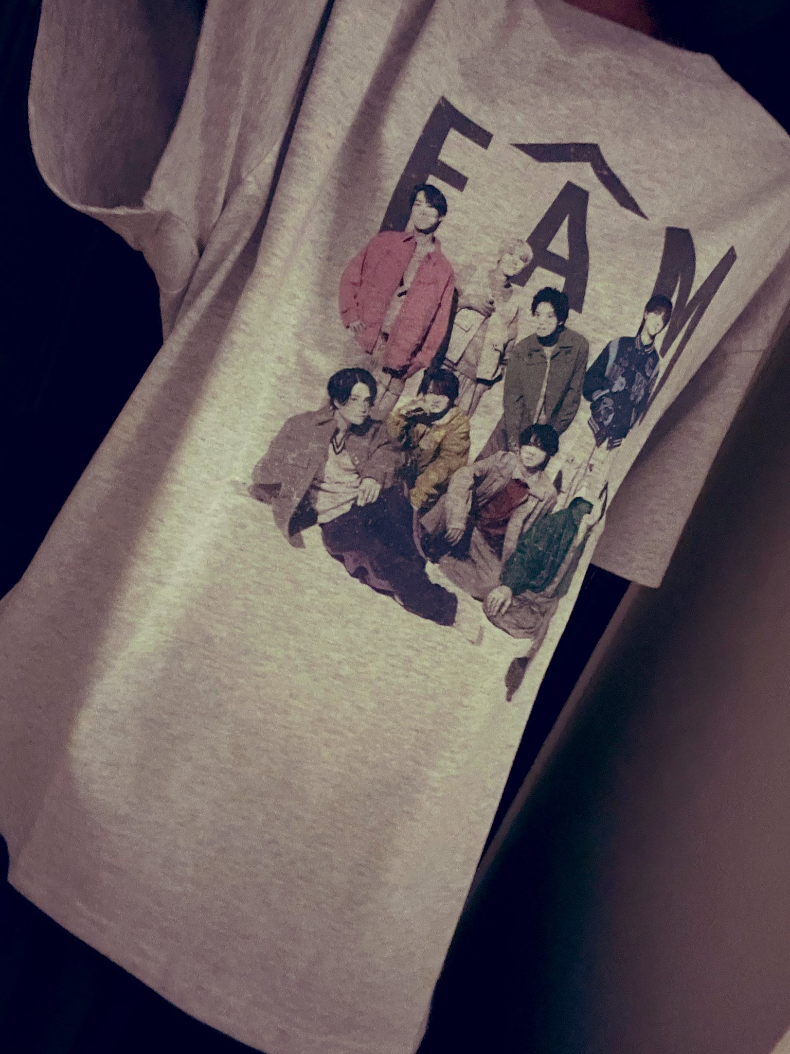 timelesz】FAM Tシャツ timelesz 25年FAM Tシャツ【杢ホワイト