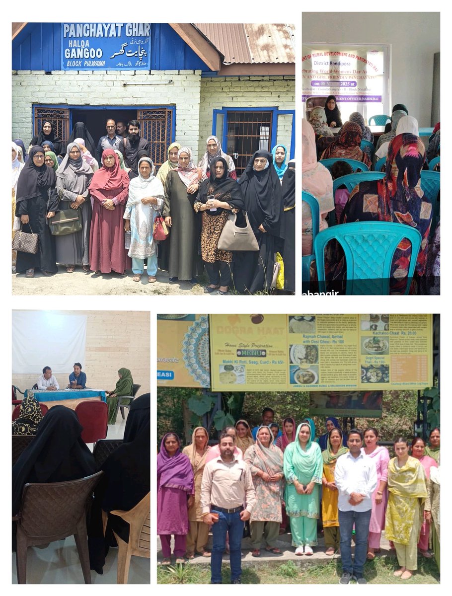 jkrddpr's tweet photo. J&K is championing Women-Led Panchayats under @MoPR’s #MWFGP initiative, #SPRC/#DPRC #PanchayatiRaj J&K held 4 impactful trainings in #Pulwama #Ramban #Bandipora & #Udhampur on #MahilaSabhas, dashboards, dept. sensitization & women-centric schemes. #NariShakti #SDGs #ANI #JKRDDPR https://t.co/J4szEPHBtF
