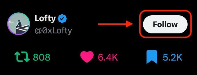 0xLofty's tweet photo. Before we dive in, please hit the Follow button and Retweet the first post in this thread.

I put a lot of effort into this research, and it’d mean a lot if you help share this info! https://t.co/8mUNgEHzbJ