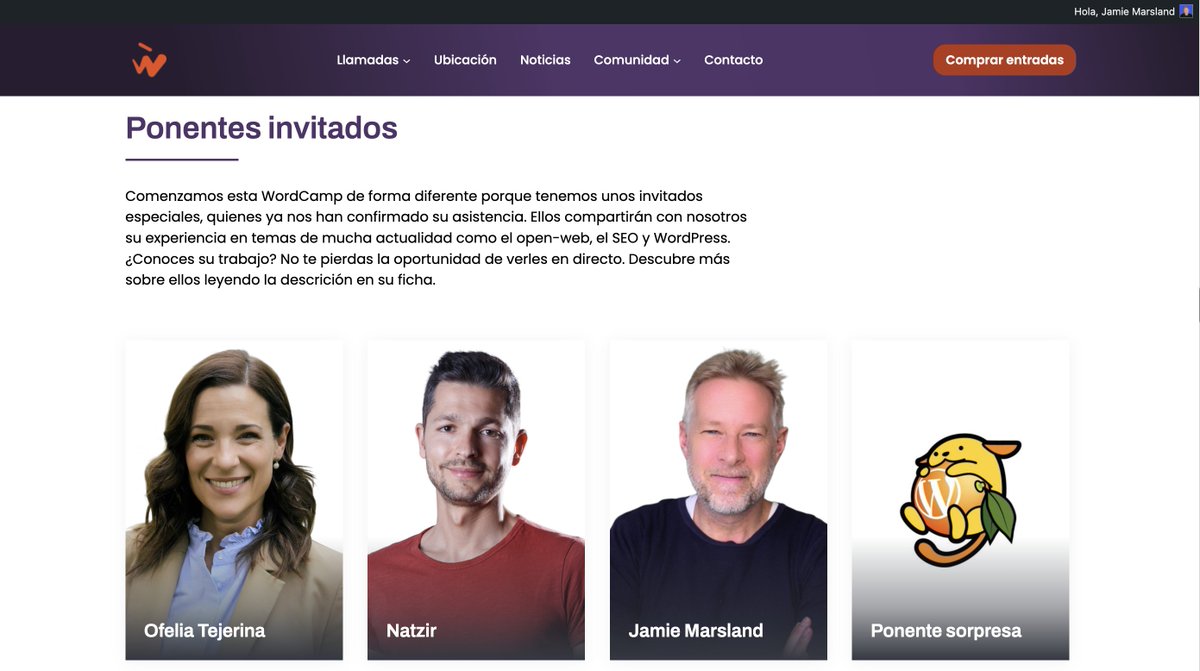 ❤️ WORDCAMP VALÈNCIA 2025 - 8 | 9 NOV 2025 ❤️