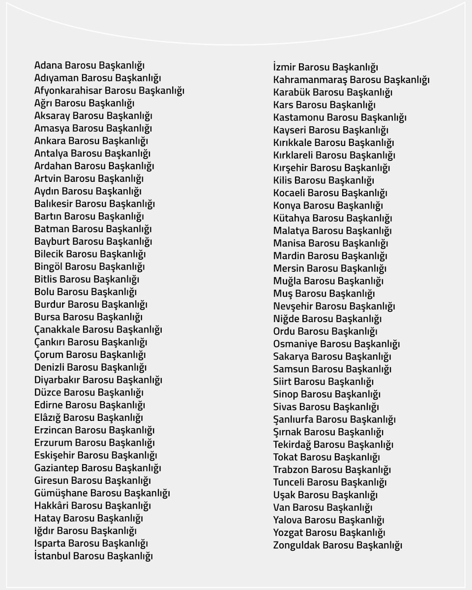 Barolardan Ortak Açıklama:

“Avukatlık Faaliyeti Suç Değidir”