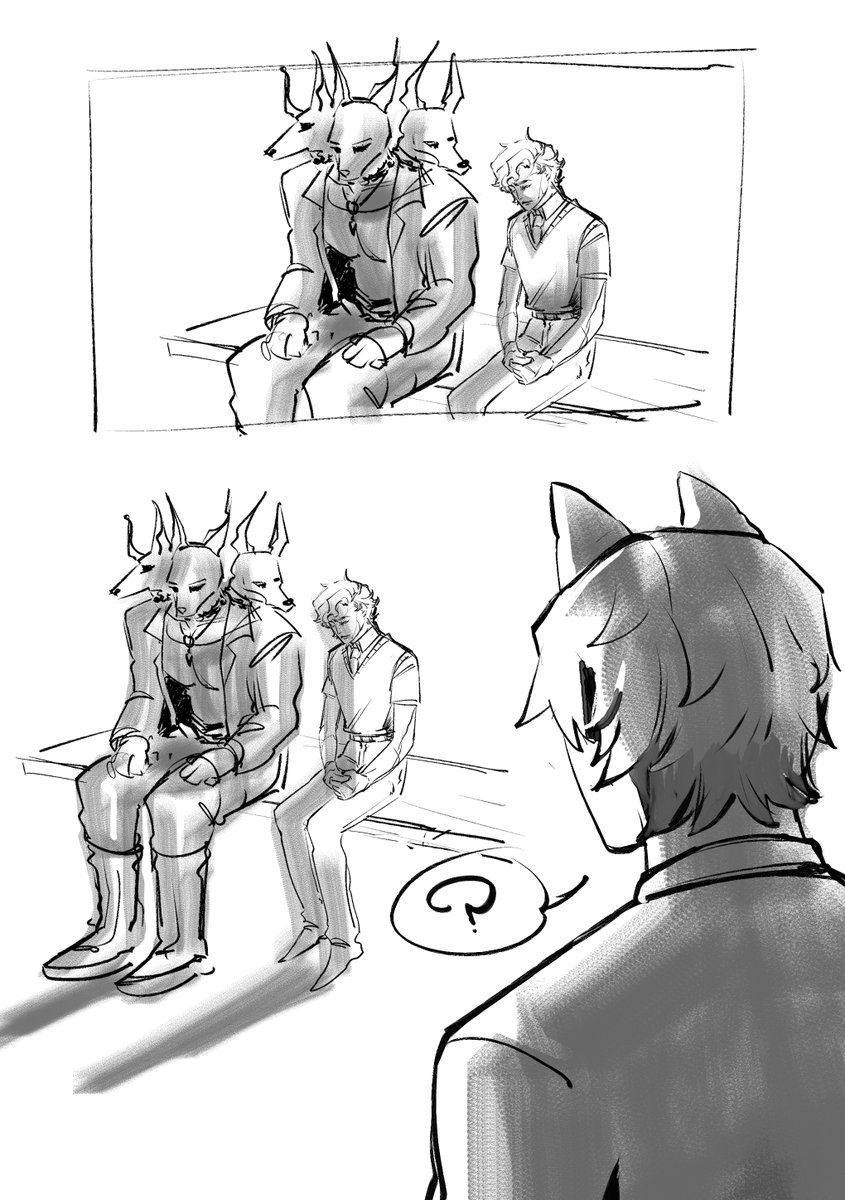 LucieneF_MPC's tweet image. โรงเรียน|ช่วงบ่ายของวัน
ซาบาธและลูเซียนกำลังนั่งเงียบและสงบกว่าทุกที ไม่ทราบว่าด้วยเหตุผลอันใด แต่แล้วได้มีไลแคนผู้หวังดีมานั่งข้างกาย

โกเล็มกระเบื้องผู้เงียบขรึมจึงได้กล่าวบอกเพื่อนตน
&quot;สียังไม่แห้งน่ะไซม่อน&quot;
@sabath_mpc @MPCsimonn