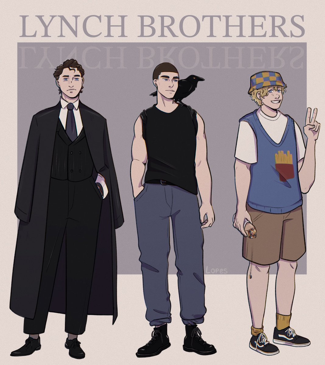 The liar, the dreamer and the dream. Lynch brothers. 
#trc #ronanlynch #declanlynch #matthewlynch
