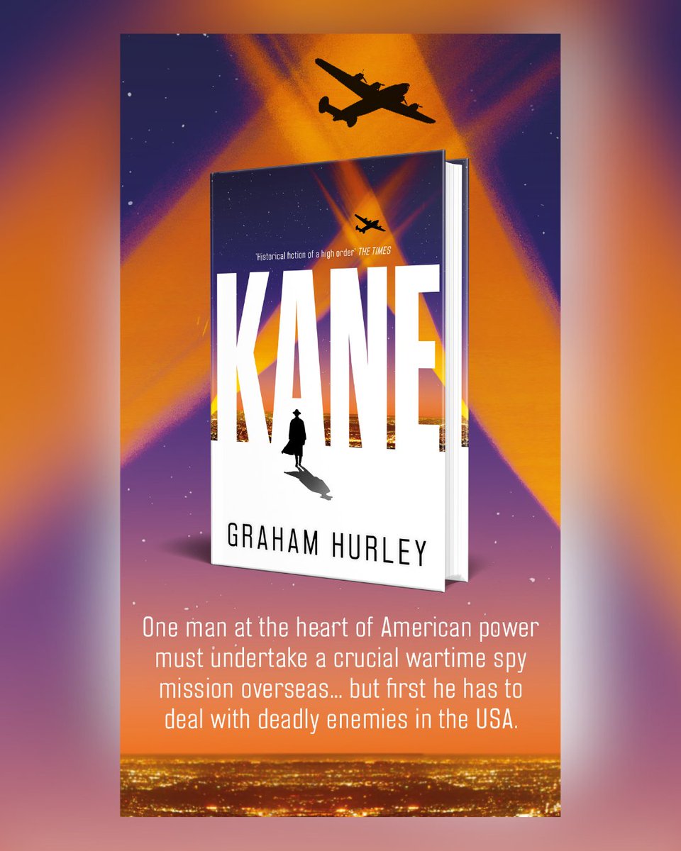 It's Giveaway time! ✨ 
We're giving away 3 signed copies to celebrate Graham Hurley's new novel KANE

If you want to win a signed copy  - here's what you need to do: 
Follow ✅
Like this post👍
Reply to this post! ✍️ 

You've got until June 30th! T&amp;Cs apply, UK only, 18+
