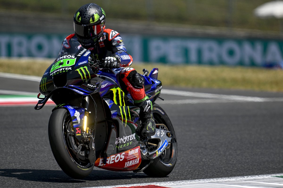 YamahaMotoGP's tweet image. New look 🐲, same fire🔥

#MonsterYamaha | #YamahaMotoGP | #YamahaFactoryRacing | #MotoGP | #ItalianGP