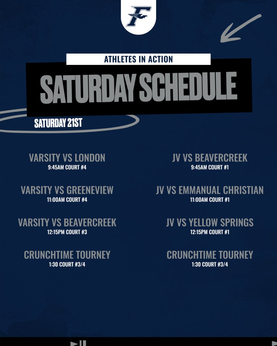 Looking forward to our Final Saturday Event for June!  Athletes in Action host a great event in a great facility!  Let's end on a high note!
#WeAreFirebirds