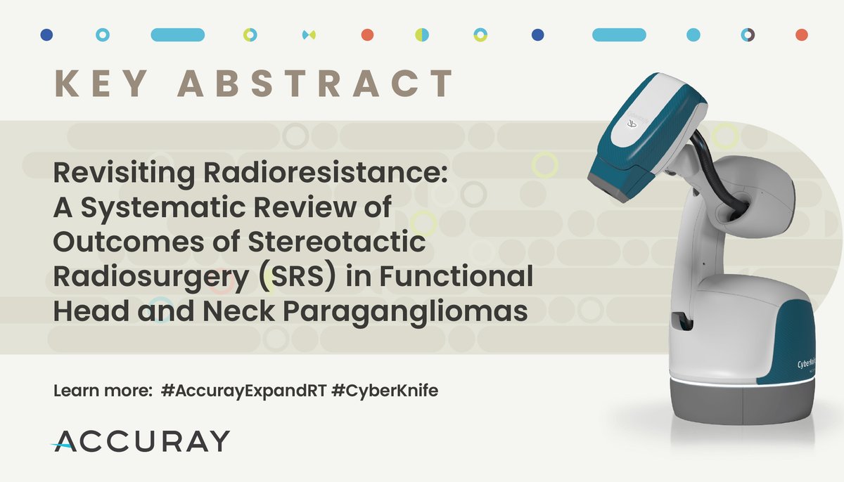 Learn how SRS is a viable alternative or adjunct to surgical intervention in FPG, achieving favorable clinical, hormonal, and radiological outcomes with minimal morbidity 
pubmed.ncbi.nlm.nih.gov/40434530/

#CyberKnife