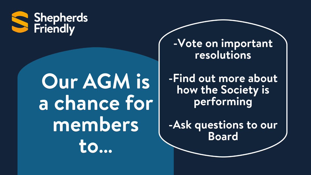 Don’t miss the chance to have your say!

✅Vote on our 2025 AGM resolutions now: ow.ly/xhOY50Wcun7

💻Voting closes soon on Thursday 3rd July at 2.00pm.
#ShepherdsFriendlyAGM