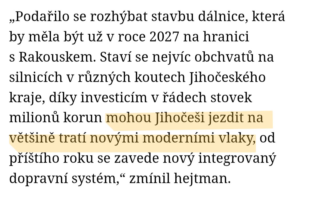 Moderní vlaky? A mohla bych je vidět?... Jezdím celkem pravidelně a jsou to furt ty samý starý plečky teda.