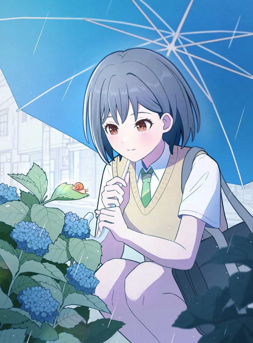 アレンジ ver. 
もっと雨の雰囲気にしてみました ☂️ #MyGO