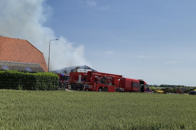 Grote brand in Valthermond