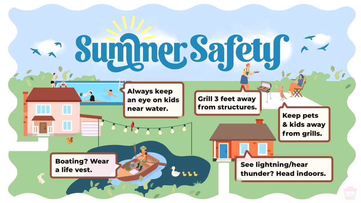 Happy first day of summer. 🌞 Here's to a sunny and safe season!