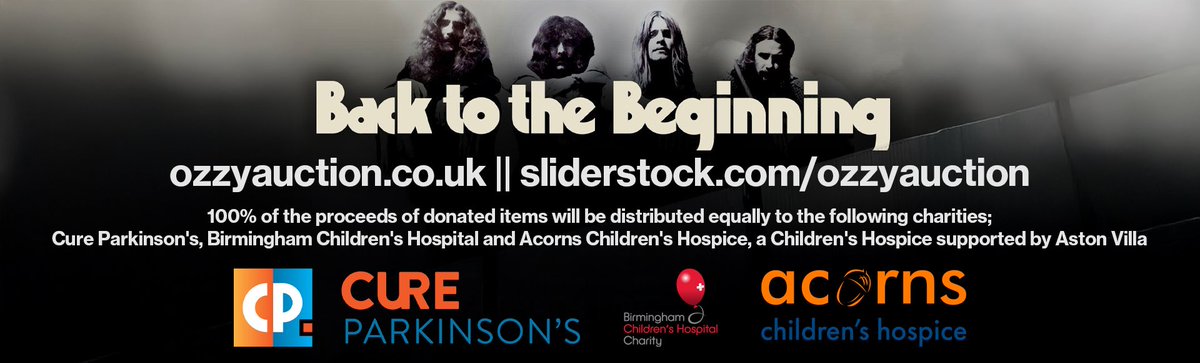 TheOzzFest's tweet image. The Back To The Beginning Charity Auction is now LIVE. Get your bids in now at ozzyauction.co.uk