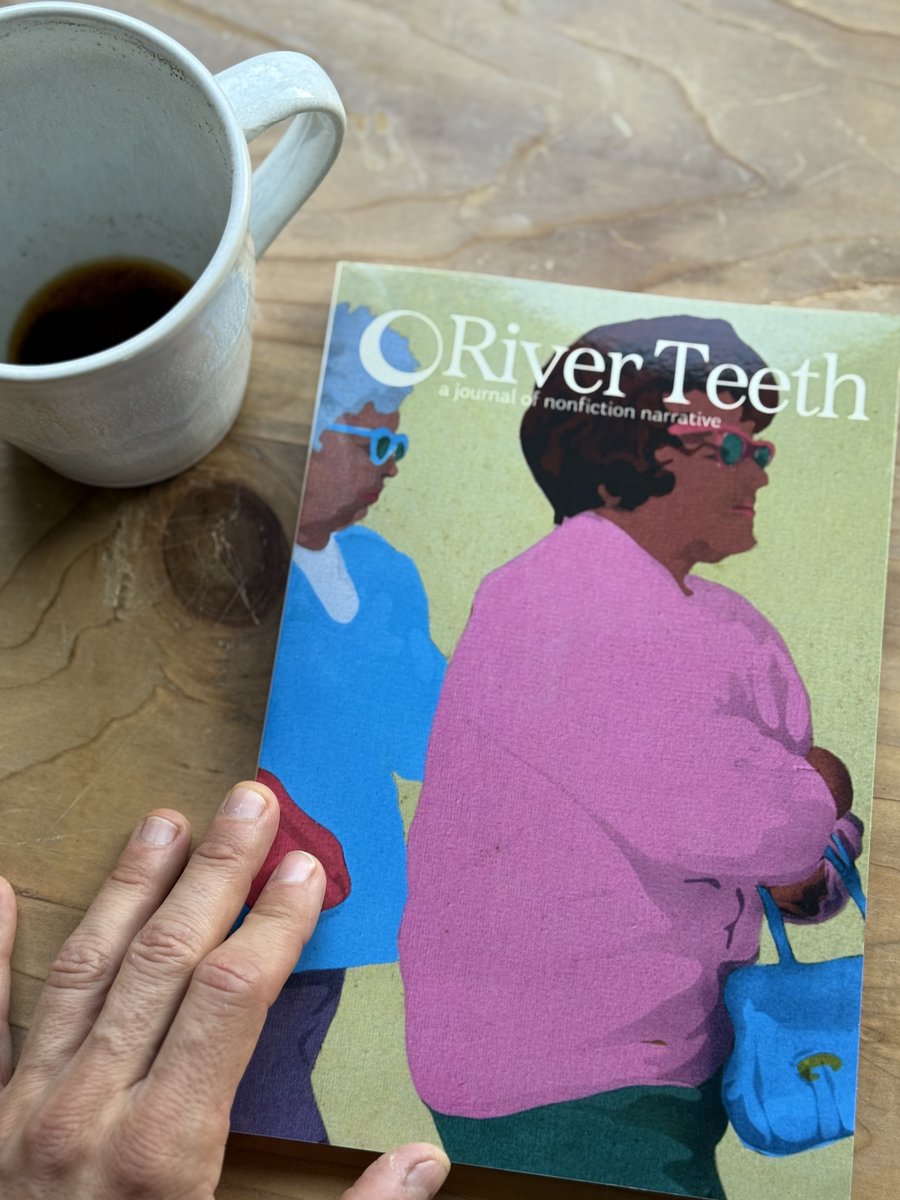Megan Baxter (@mbaxterwriting) on Twitter photo So thrilled to open up my contributor copy of River Teeth this morning! Thank you to the editors at River Teeth for picking up this rough little gem of an essay!
<a href="/riverteeth/">River Teeth</a> So thrilled to open up my contributor copy of River Teeth this morning! Thank you to the editors at River Teeth for picking up this rough little gem of an essay!
<a href="/riverteeth/">River Teeth</a>