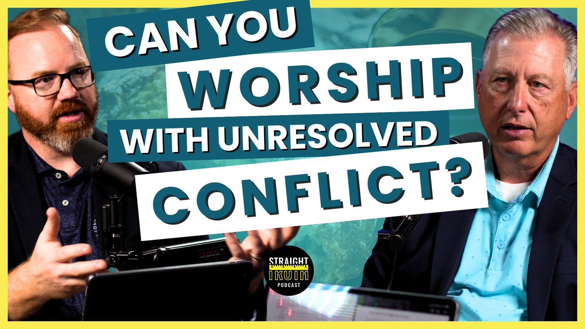 STruthPodcast's tweet image. Scripture makes clear that unresolved conflict hinders true worship. In this episode, learn why bitterness blocks communion and how to seek repentance before stepping to the Lord's Table. Watch now: youtu.be/6soqC9j6TLE #UnresolvedConflict #ClearConscience