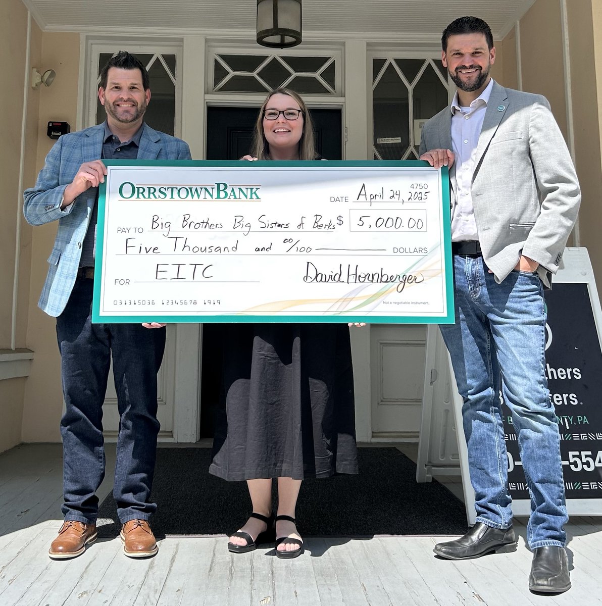 Mentorship Matters: Supporting the Next Generation. Orrstown Bank proudly supports Big Brothers Big Sisters through EITC. Together, we empower youth! #OrrstownBank #EITC #BigBrothersBigSisters #CommunityImpact #CorporateResponsibility #BerksCounty #MentorshipMatters
