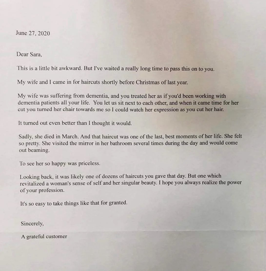 This letter stopped me in my tracks…

Every single person you meet is fighting a battle you know nothing about.

Your tiny act of kindness can create powerful ripples in their world.

Create more ripples.

“I hope you win the war you tell no one about.”