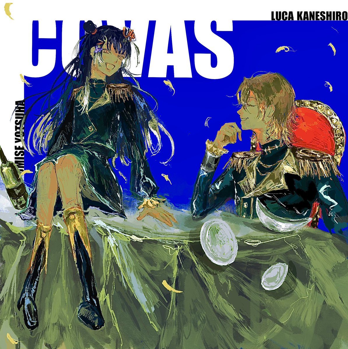 sihz_1's tweet image. コーヴァス! 制服捏造
#drawluca #Yotsuh_Art