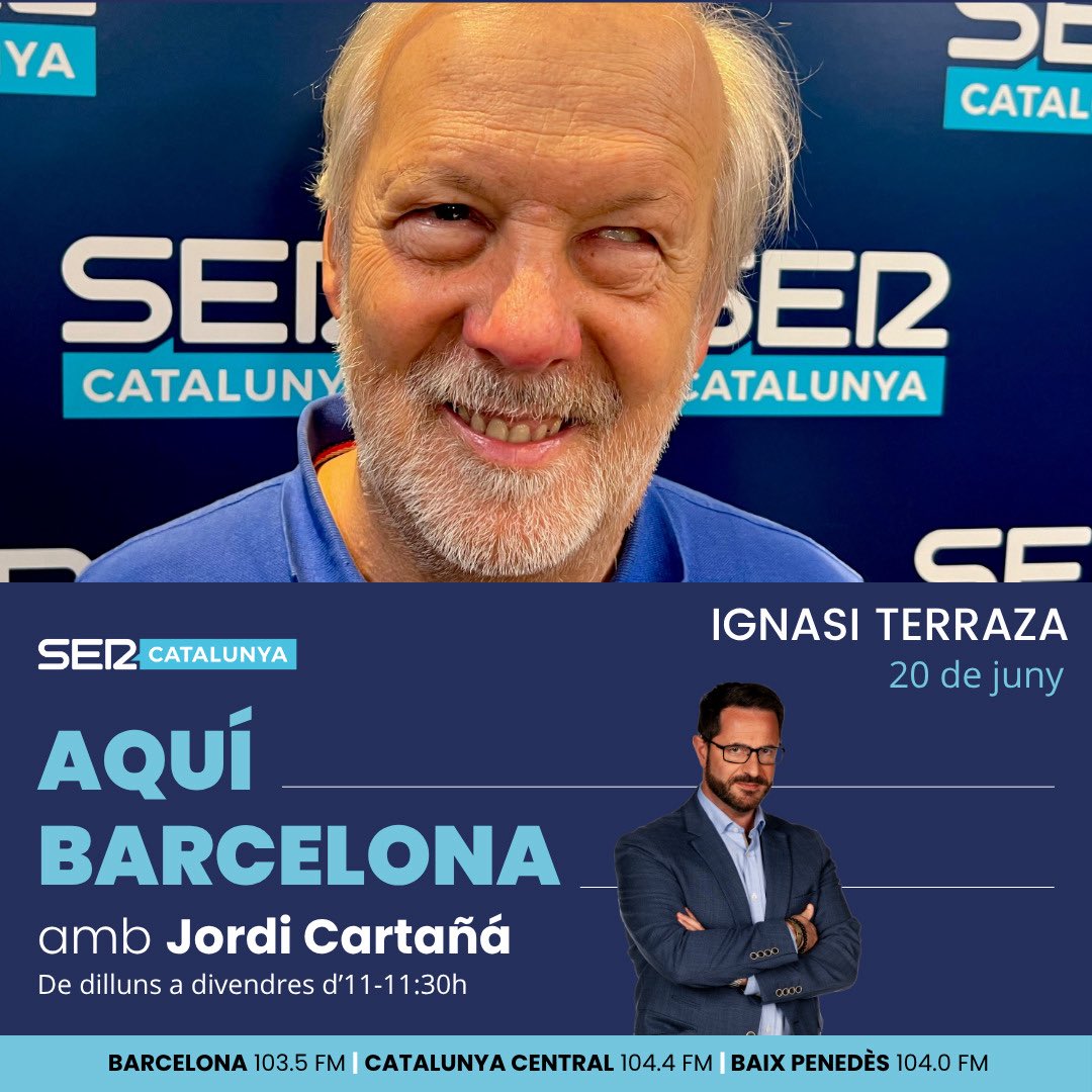 “Ens agrada la promiscuïtat de trobar-nos amb nous músics, i alhora és bo mantenir la fidelitat amb els de sempre.” Ignasi Terraza amb <a href="/Jcartanya70/">Jordi Cartañá</a> 

🎧 Escolta l’entrevista completa aquí 👇
[cadenaser.com/audio/17504205…]

Parlem dels seus orígens i del concert pels 45 anys de carrera