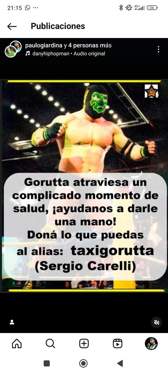 HipHopMan /ヒップホップマン (@danyhiphopman) on Twitter photo Alias: taxigorutta (Sergio Carelli)
Fui a visitar a mi amigo al hospital, lindo pero a la vez difícil verlo así, ayuden con lo que puedan, todo es bienvenido. Ya casi llega su prótesis y si está bien, lo operan🙏 <a href="/_VicenteViloni/">Vicente Viloni (oficial)</a> Alias: taxigorutta (Sergio Carelli)
Fui a visitar a mi amigo al hospital, lindo pero a la vez difícil verlo así, ayuden con lo que puedan, todo es bienvenido. Ya casi llega su prótesis y si está bien, lo operan🙏 <a href="/_VicenteViloni/">Vicente Viloni (oficial)</a>