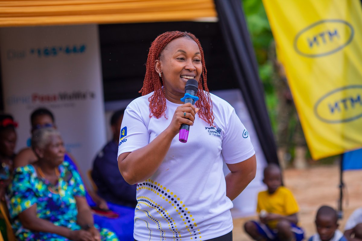 MTN Uganda (@mtnug) on Twitter photo "Today in Kabarole, we are standing with <a href="/ObukamaBwaTooro/">Tooro Kingdom</a> to uplift the lives of orphans and vulnerable children... through mentorship, digital tools, and heartfelt support. This is what #21DaysOfYelloCare is all about."
– <a href="/sylmulinge/">Sylvia Mulinge M.B.S</a>, CEO MTN Uganda.
#ConnectingAtTheRoots "Today in Kabarole, we are standing with <a href="/ObukamaBwaTooro/">Tooro Kingdom</a> to uplift the lives of orphans and vulnerable children... through mentorship, digital tools, and heartfelt support. This is what #21DaysOfYelloCare is all about."
– <a href="/sylmulinge/">Sylvia Mulinge M.B.S</a>, CEO MTN Uganda.
#ConnectingAtTheRoots