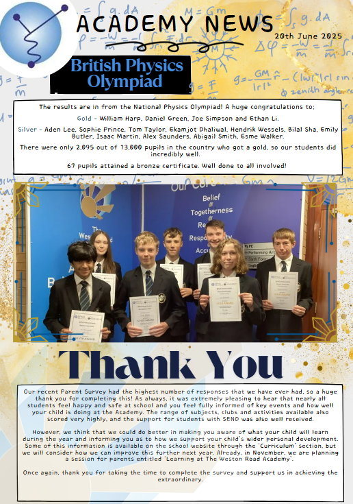 Take a look at the latest Academy News! 
westonroad.staffs.sch.uk/docs/News_Tab/…