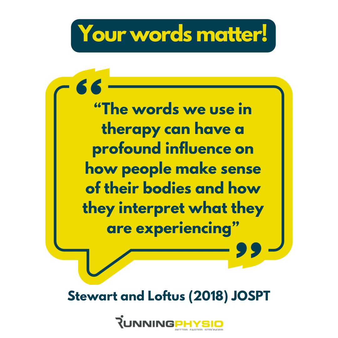 A great quote from a brilliant paper by Stewart and Loftus (2018) in the JOSPT

Link to the article🔗 jospt.org/doi/epdf/10.25…
