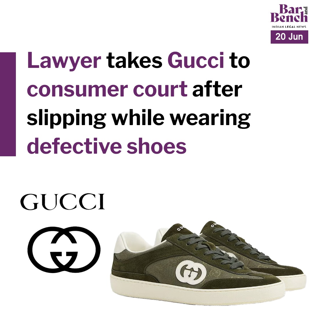 The South Mumbai District Consumer Disputes Redressal Commission on June 20 issued notice to global luxury fashion house Gucci in a consumer complaint filed by a Mumbai-based advocate alleging sale of defective goods by a Mumbai outlet. 

A lawyer claimed that a pair of Gucci