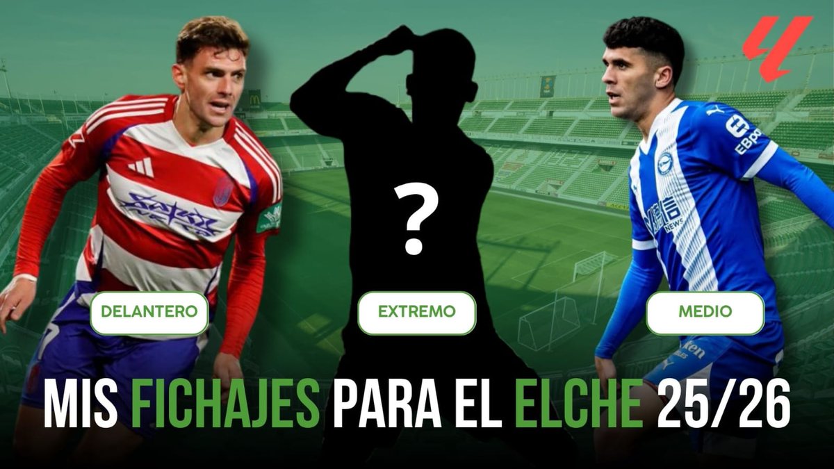 📺 Mis fichajes para el #ElcheCF 25-26

🧐 Nuevo vídeo de planificación en clave franjiverde. Os cuento los perfiles y las posiciones en las que creo que tiene que incorporar el club con algunos nombres como Boyé o Aleñá para cada una de ellas.

👉🏻youtu.be/aHCr8nzqUtc?si…