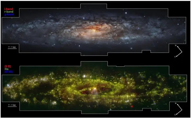 Astronomers have unveiled an extraordinary, ultra-detailed “thousand‑color” portrait of the Sculptor Galaxy (NGC 253), captured using ESO’s Very Large Telescope in Chile. 

Combining over 100 exposures collected across 50 hours with the MUSE spectroscopic instrument, the new