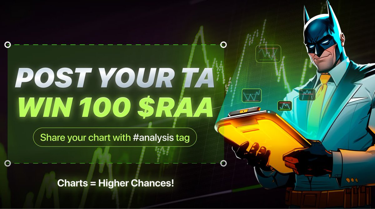 💎Share your Technical Analysis Chart with the INSIDERAA Community and Win 100💎$RAA

Rules: Post your Technical Analysis Chart or Price Prediction Chart for any one coin available on the RateXAI ratex.ai platform ($ETH, $SOL, $PEPE, etc.) using the hashtag