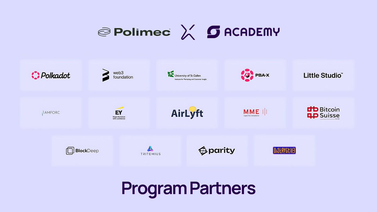 Scytale Digital (@scytaledigital) on Twitter photo 4/5 After 10 weeks of hands-on sessions with industry leaders at
<a href="/Web3foundation/">Web3 Foundation</a>, <a href="/paritytech/">Parity Technologies</a> and more, Colb will leverage <a href="/MoonbeamNetwork/">Moonbeam Network</a> (secured by Polkadot), and receive an investment from the Scytale Polkadot Ecosystem Fund. 4/5 After 10 weeks of hands-on sessions with industry leaders at
<a href="/Web3foundation/">Web3 Foundation</a>, <a href="/paritytech/">Parity Technologies</a> and more, Colb will leverage <a href="/MoonbeamNetwork/">Moonbeam Network</a> (secured by Polkadot), and receive an investment from the Scytale Polkadot Ecosystem Fund.
