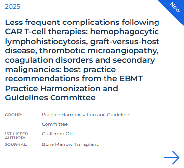 TheEBMT's tweet photo. 👀 Have you read this publication?
📰 Less frequent complications following CAR T-cell therapies: hemophagocytic lymphohistiocytosis, graft-versus-host disease, thrombotic microangiopathy, coagulation disorders and secondary malignancies: best practice recommendations from the EBMT Practice Harmonization and Guidelines Committee ⬇️
https://t.co/Rgs4flozkC

#CAR_T #cellulartherapy #GvHD #medicalresearch