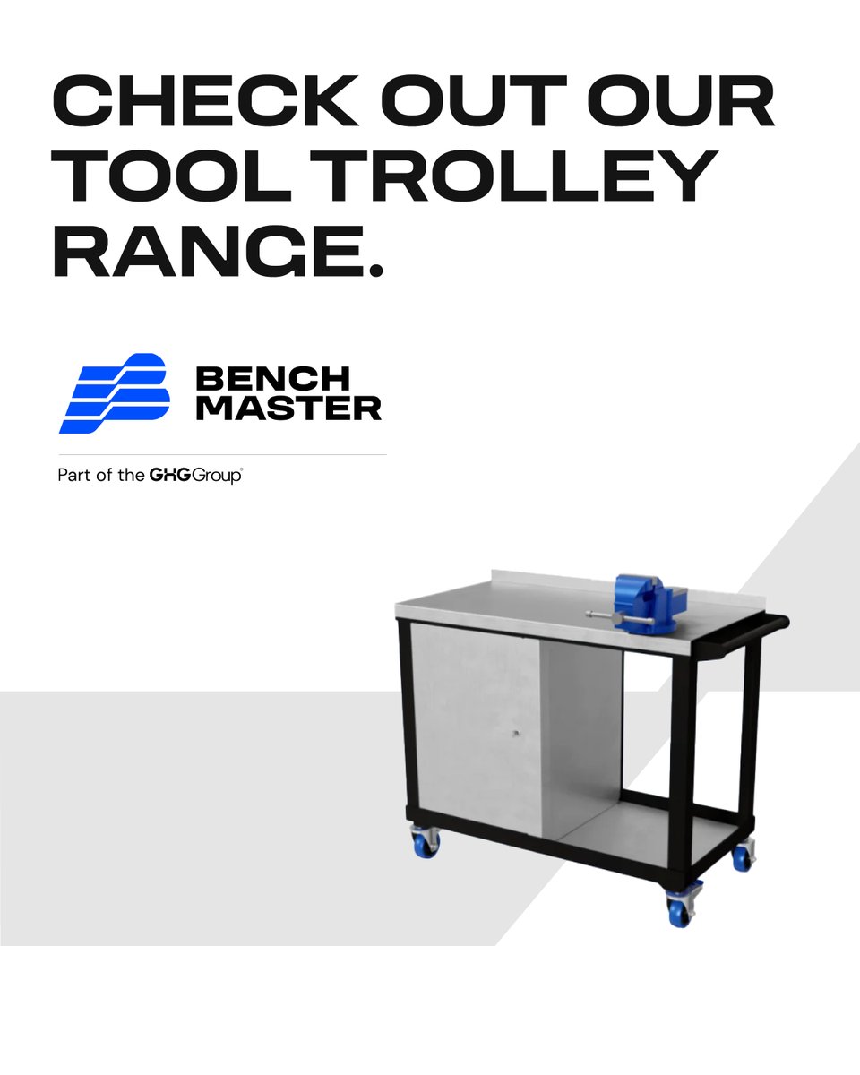 bench_master's tweet image. The right trolley makes all the difference.

From garages and workshops to labs and warehouses, our tool trolley range is built to keep your tools organised, secure, and always within reach.

🔗 Explore the full range: benchmaster.uk/products/troll…

#ToolTrolleys #WorkshopEssentials