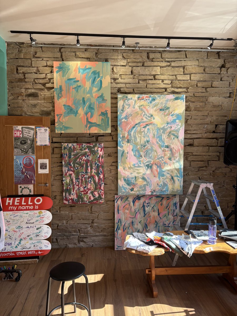 Exhibition set up is always fun when its in the coolest place ever