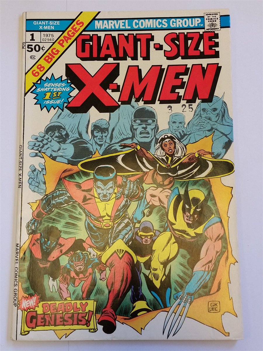 GIANT SIZE X-MEN #1 1975 MARVEL COMIC 100% UNRESTORED SUPER HIGH GRADE WOLVERINE

Ends Fri 20th Jun @ 5:42pm

ebay.co.uk/itm/1359922349…

#ad #comics #marvelcomic #imagecomics #DCComics