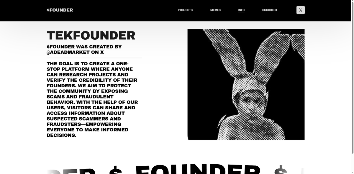 For every big account that is following me 

If I had the option to recommend you what to buy

I would have recommended #Founder 

Firstly, because the dev is trustworthy

Secondly, because the website is amazing

Thirdly, because the meme is funny

And forthly, why would we give